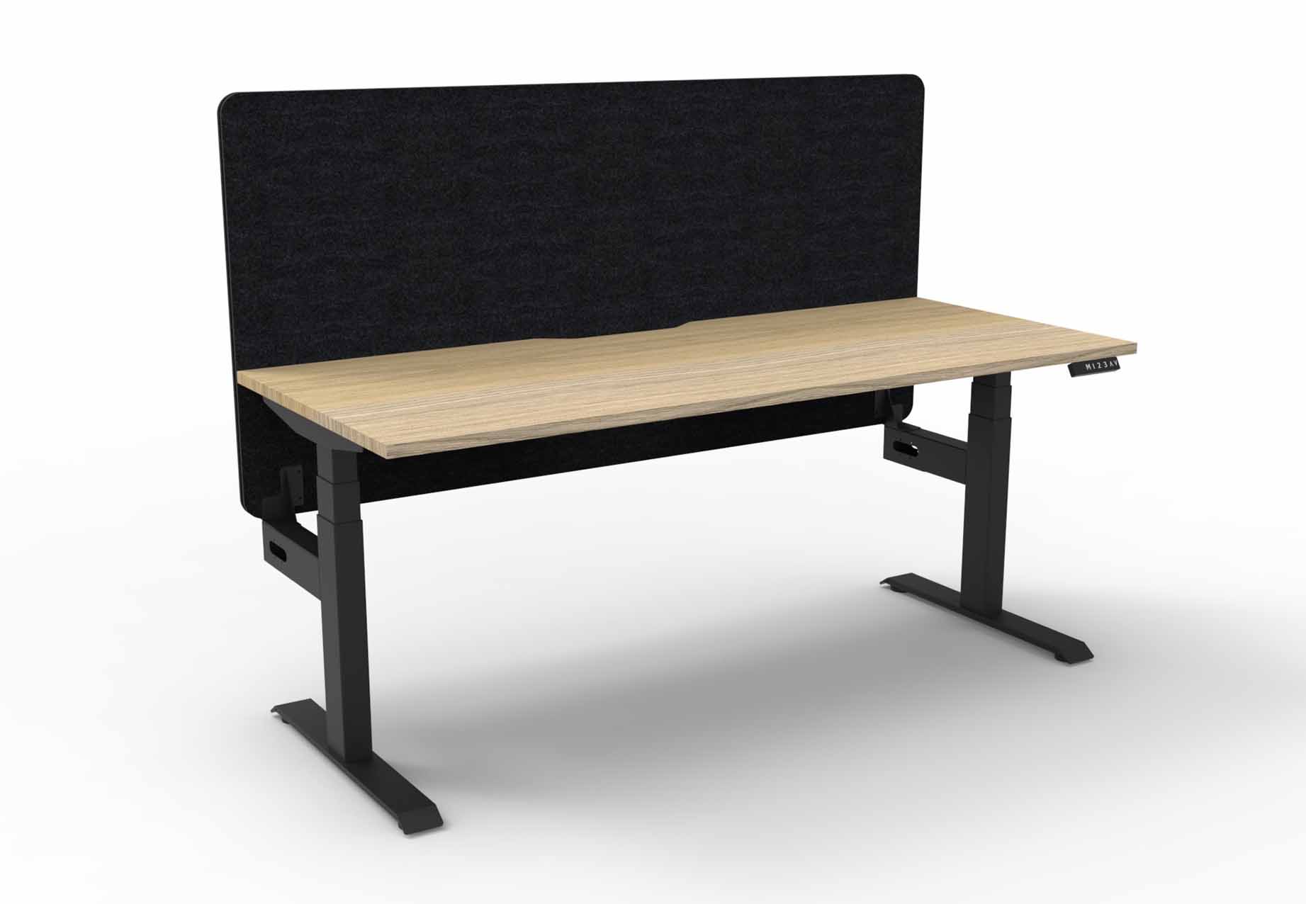 Boost+ Sit-Stand Single Sided Workstation - with Eco Screen